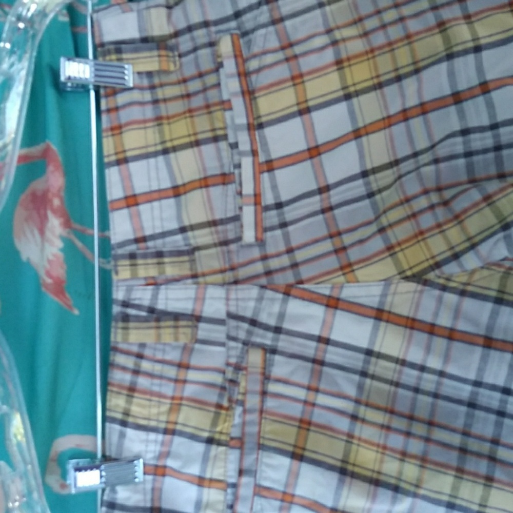 Lee Plaid Bermuda Shorts Boys Sz 18 Free w/Purchase - Picture 11 of 13